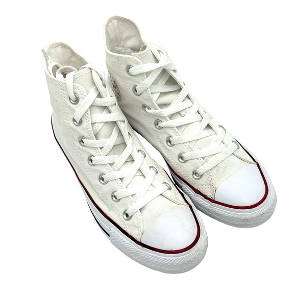 Converse Chuck Taylor All Star High Top White Sneakers  Women's 8 Men's 6 - Picture 11 of 11